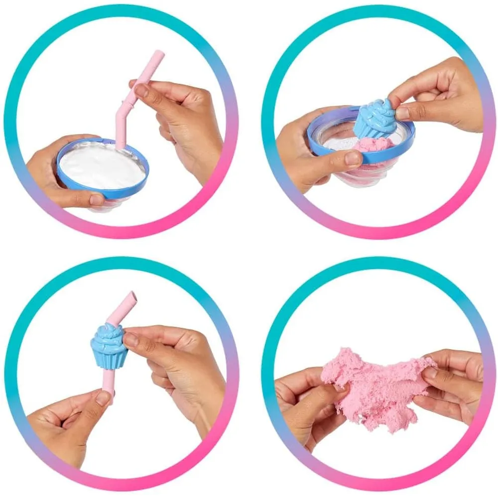 BARBIE POP REVEAL SWEETS CUPCAKES MUÑECA CON MASCOTA Y SORPRESAS
