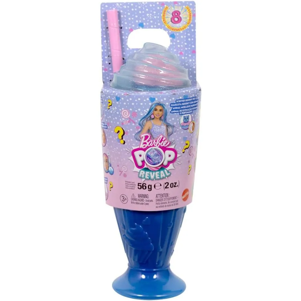 BARBIE POP REVEAL SWEETS CUPCAKES MUÑECA CON MASCOTA Y SORPRESAS