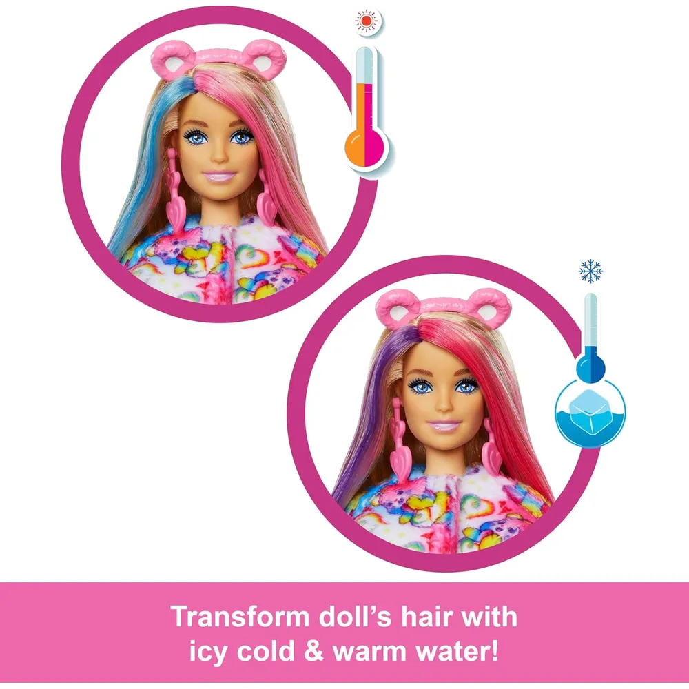 Barbie Cutie Reveal Care Bears, serie 2, oso Togetherness, 10 sorpresas