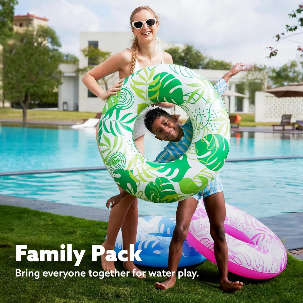 b0dl9w7msw_1_webp.webp Flotadores inflables pack 3 Joyin | Tropical Leaves
