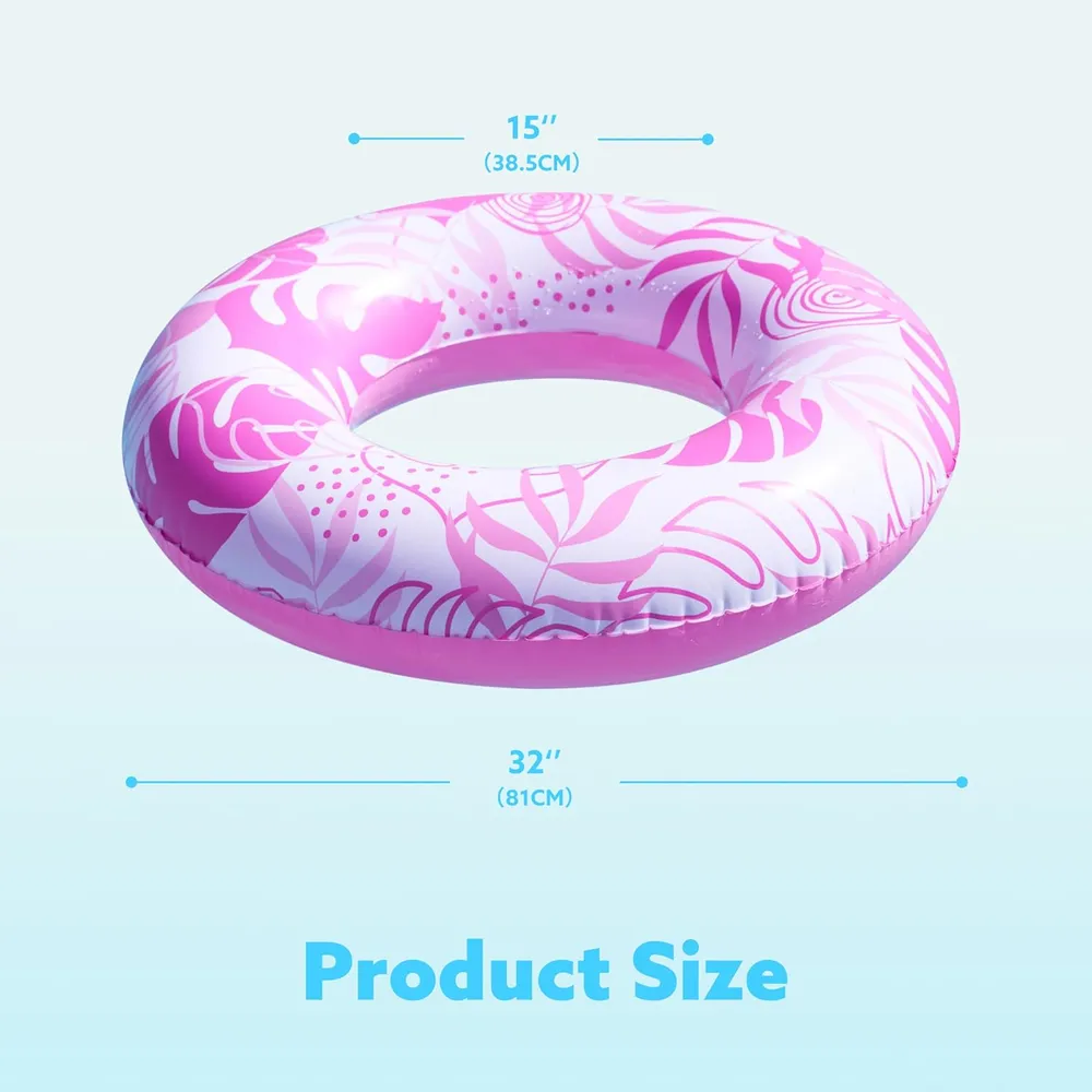 b0dl9w7msw_4_webp.webp Flotadores inflables pack 3 Joyin | Tropical Leaves