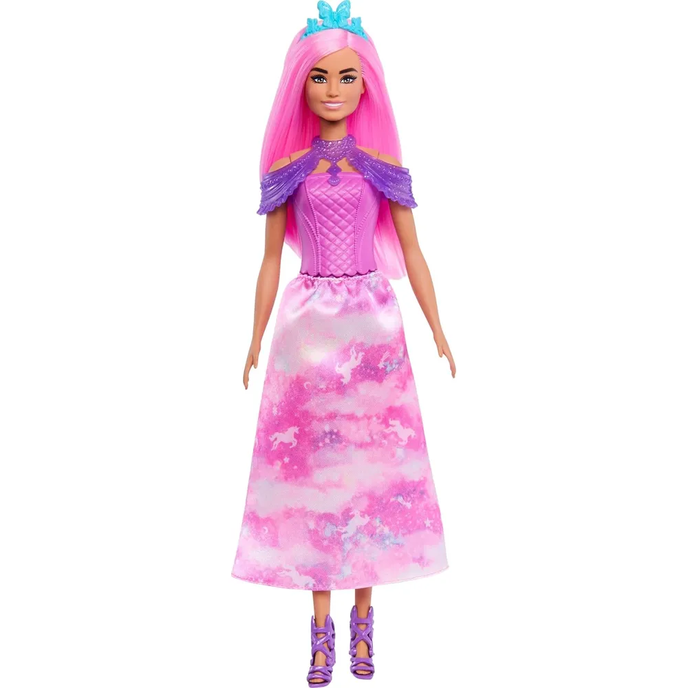 Barbie Calendario de adviento, 24 accesorios sorpresa, transforma muñeca en sirena y hada