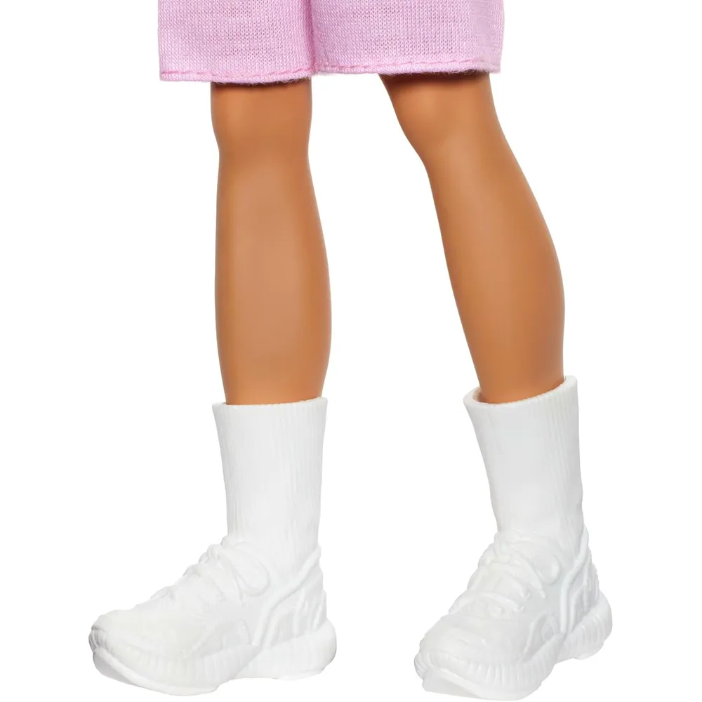 KEN BARBIE FASHIONISTAS MUÑECO RUBIO CAMISETA RAYAS ROJO