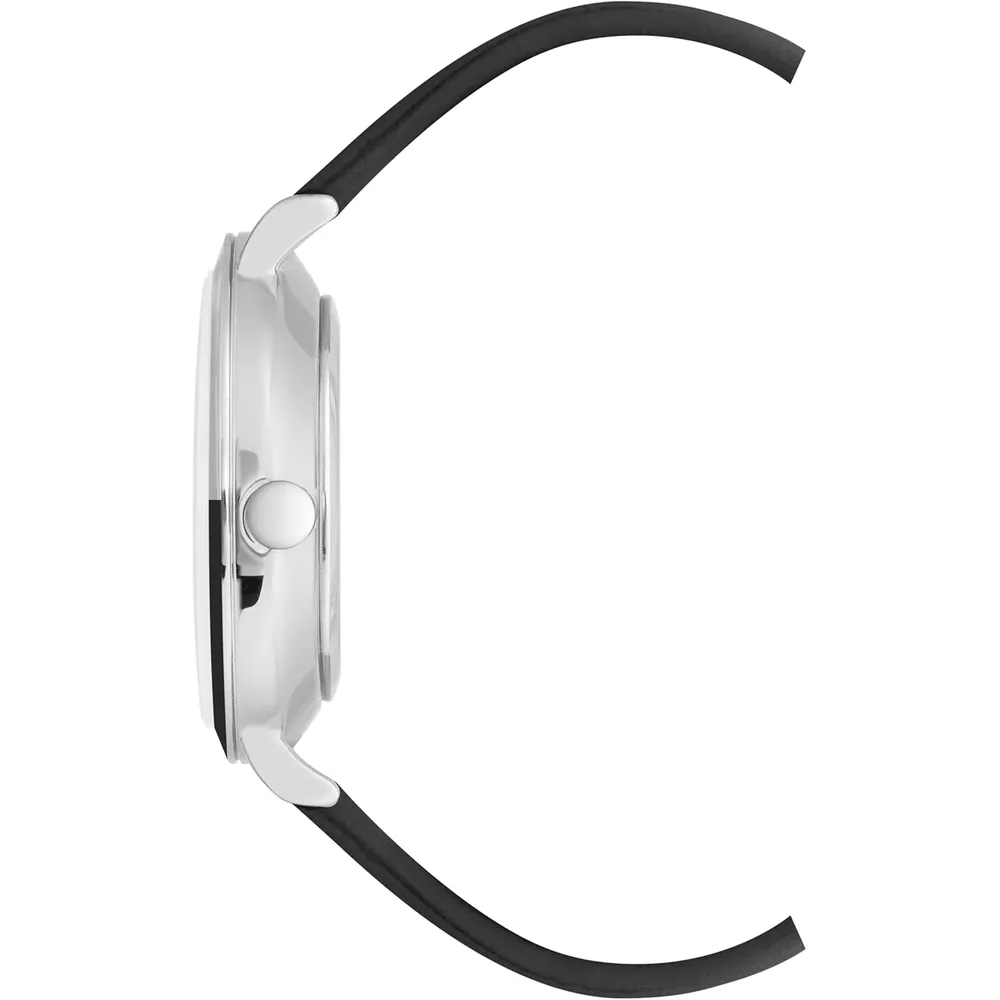 Nine West NW/2346GPGN reloj para dama con correa clásica | 36 mm - Negro/Plata