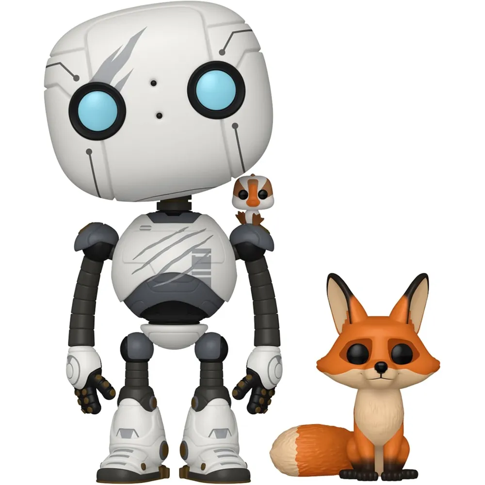 Funko Pop | Roz con Brightbill y Fink de Wild Robot