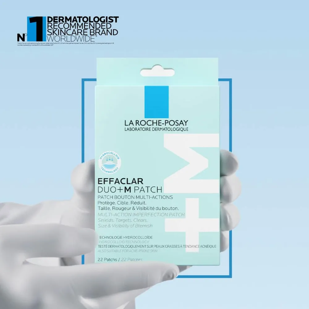 PARCHES HIDROCOLOIDES ANTIACNÉ EFFACLAR LA ROCHE-POSAY 22 UNIDADES