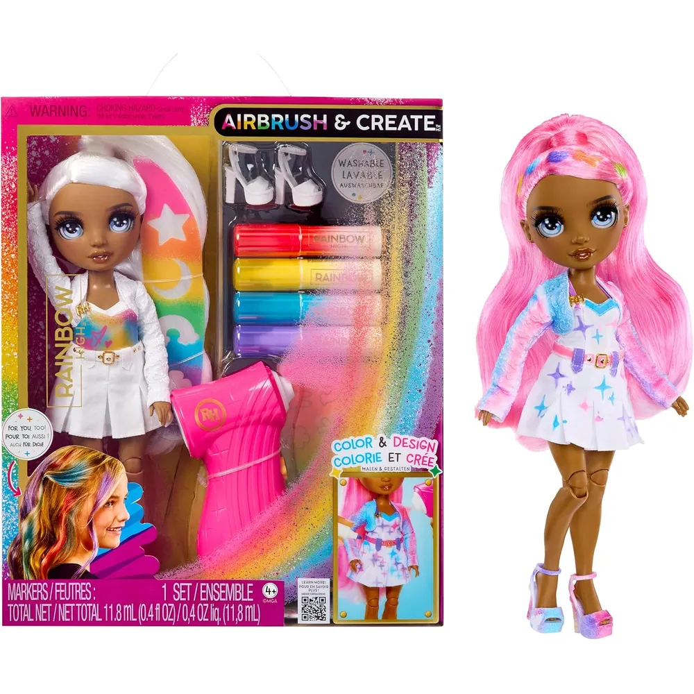 Rainbow High muñeca con marcadores