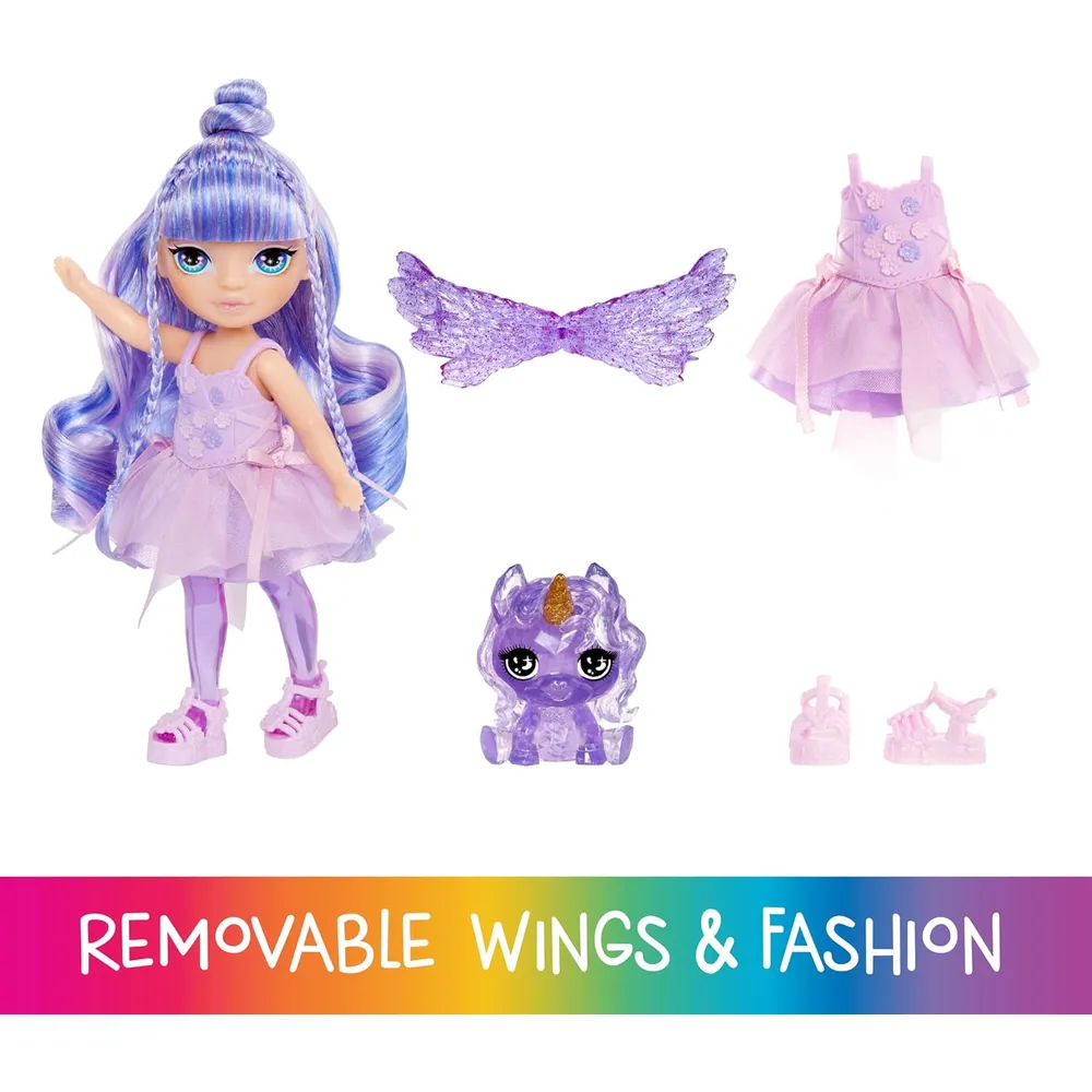 Rainbow High Littles hada con unicornio