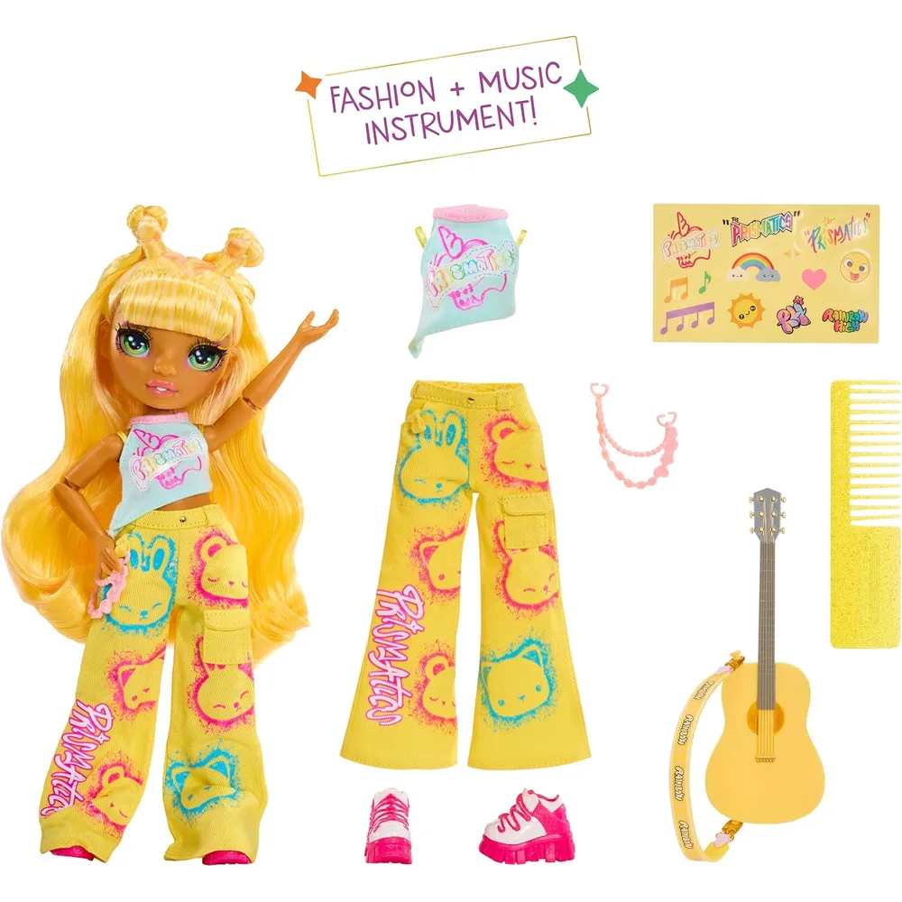 Rainbow High Jr. Banda de Rock Sunny muñeca