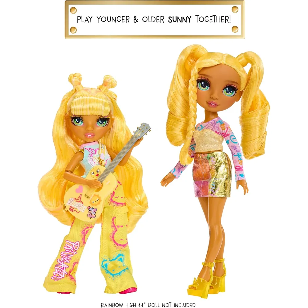 Rainbow High Jr. Banda de Rock Sunny muñeca