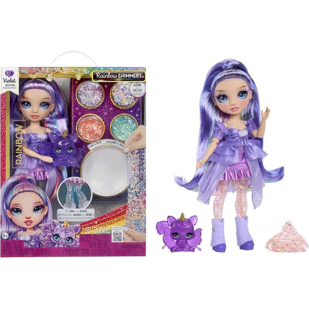 Rainbow High Rainbow Shimmers muñeca con slime