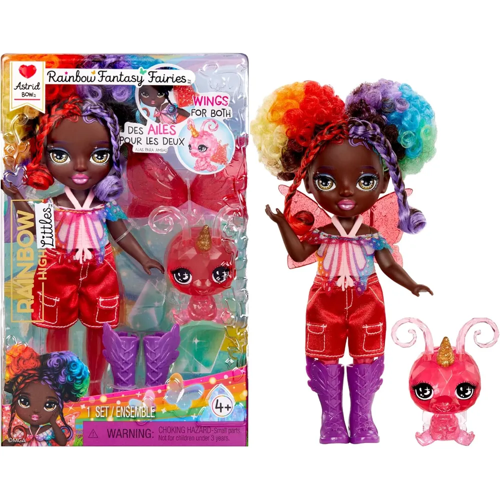 Rainbow High Littles hada Astrid con mariposa