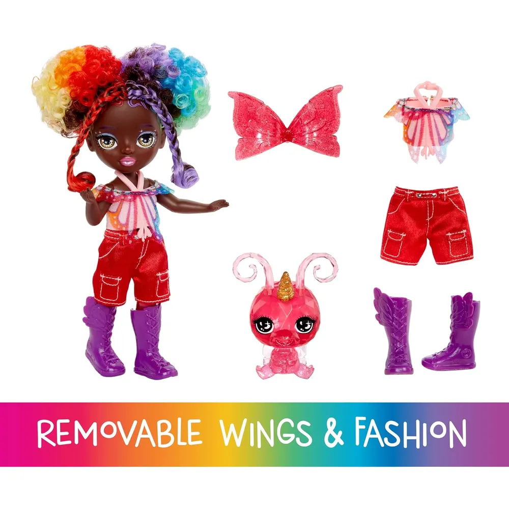 Rainbow High Littles hada Astrid con mariposa