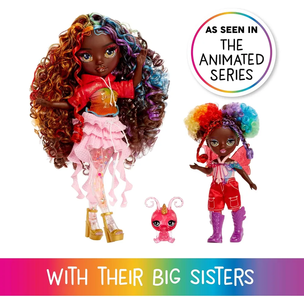 Rainbow High Littles hada Astrid con mariposa