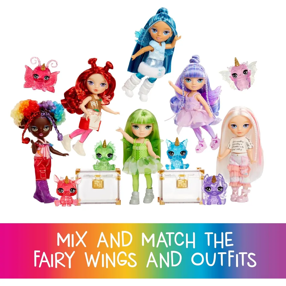 Rainbow High Littles hada Astrid con mariposa