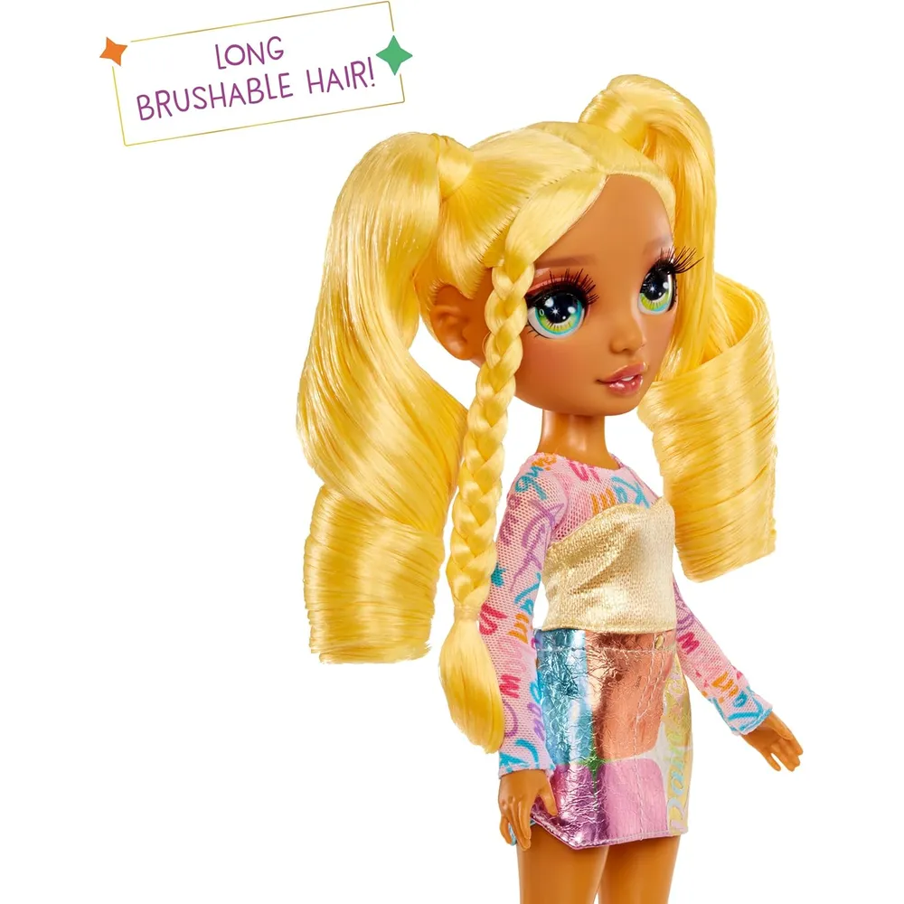 Rainbow High My Fashion Style Sunny muñeca amarilla