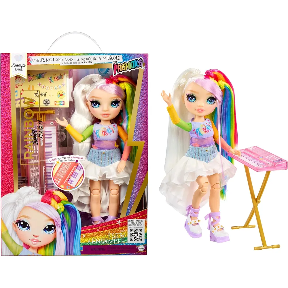 Rainbow High Jr. Banda de Rock Amaya muñeca
