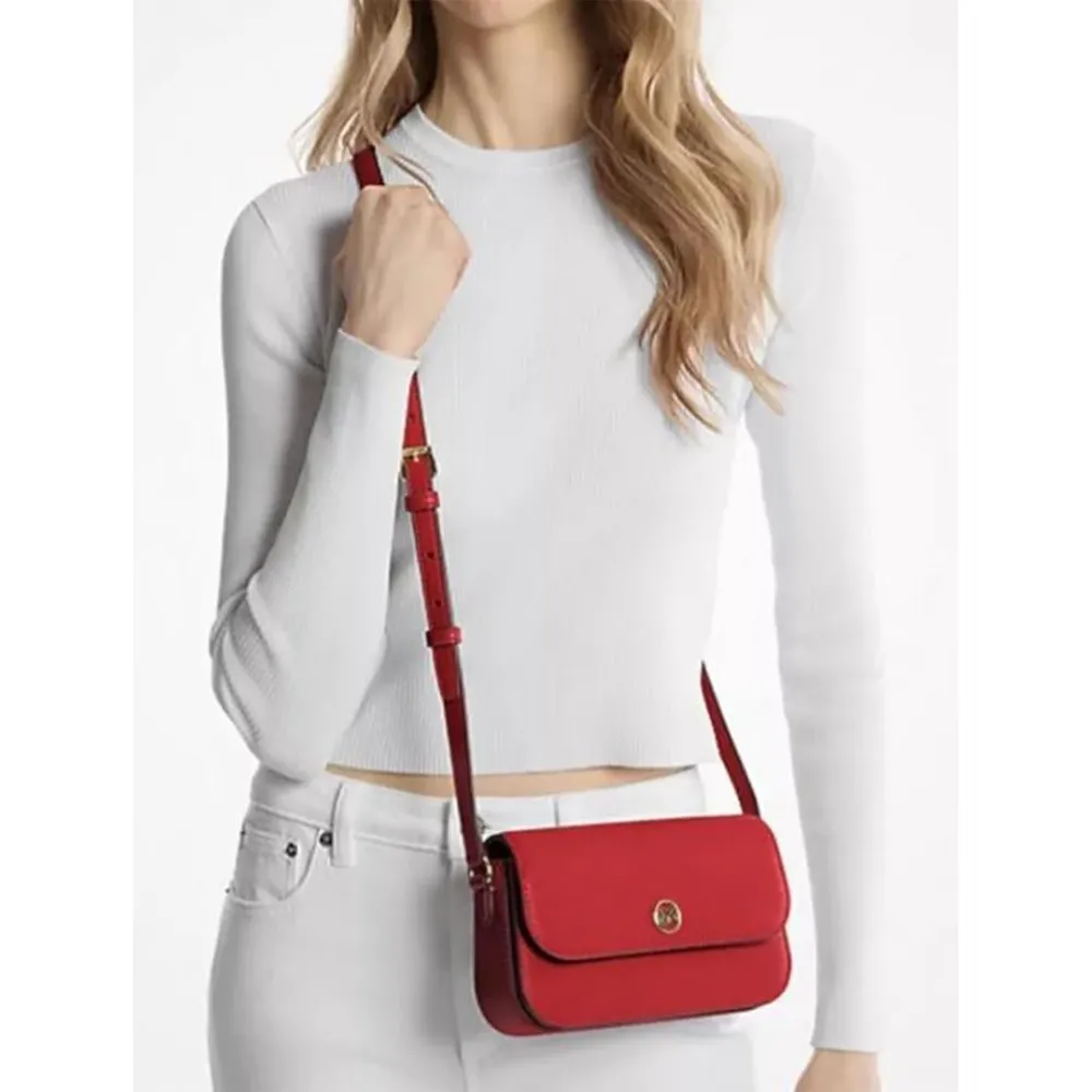 MICHAEL KORS Bolso cruzado pequeño de viaje Jet Set | Rojo