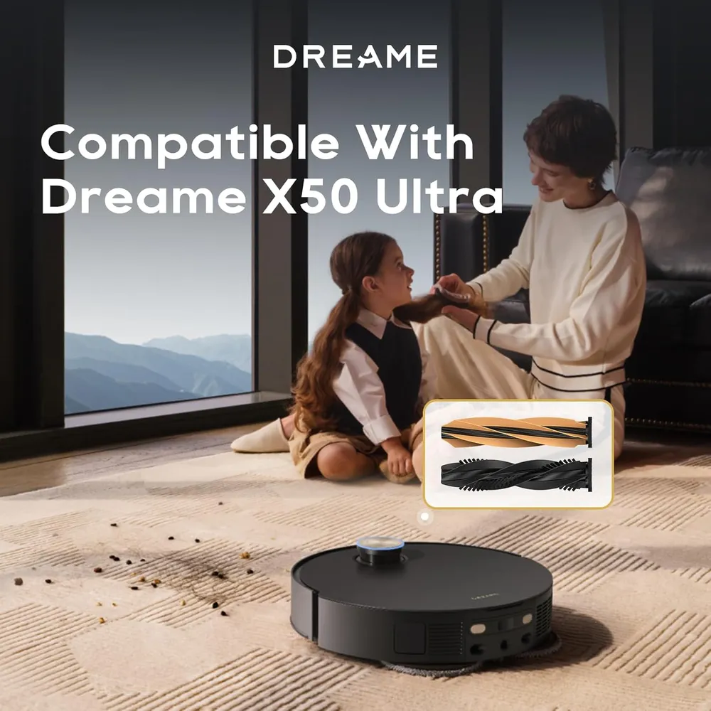Dreame Hyperstream cepillo doble desenredante para series X/L | Naranja