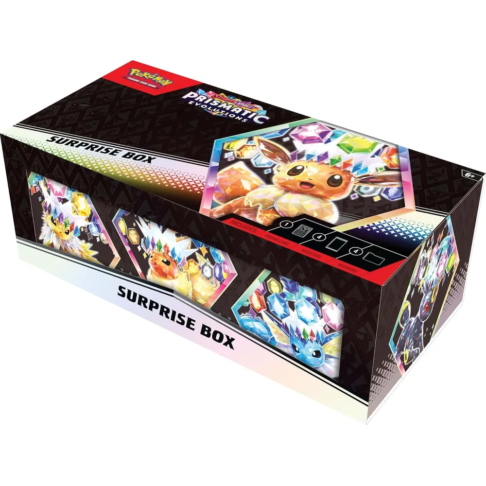 JUEGO DE CARTAS POKÉMON TCG SCARLET & VIOLET PRISMATIC EVOLUTIONS SURPRISE BOX (INGLÉS)