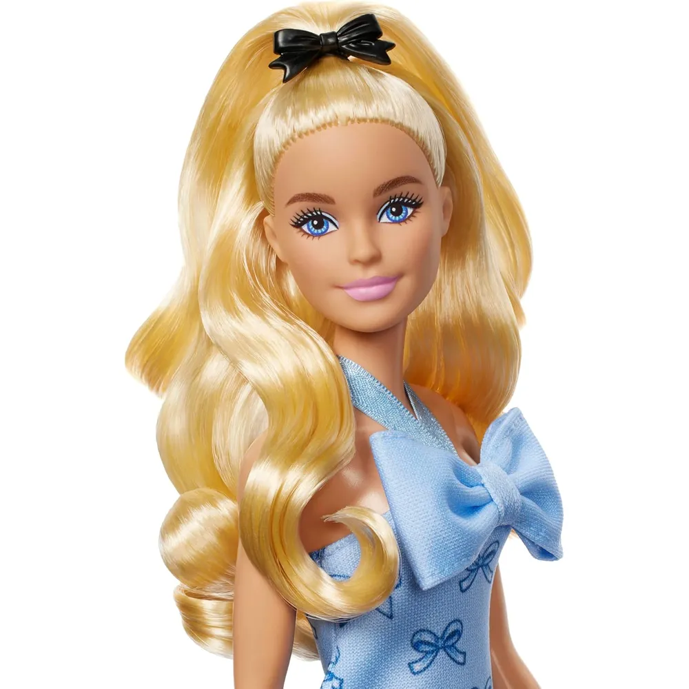 MUÑECA BARBIE FASHIONISTAS 237 VESTIDO AZUL