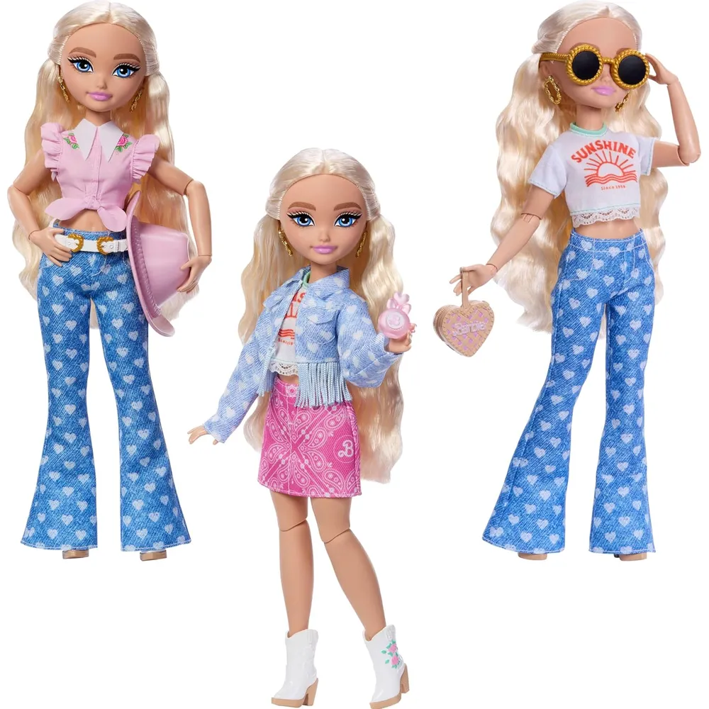 BARBIE MALIBU FESTIVAL SET MODA CON ACCESORIOS Y LOOKS