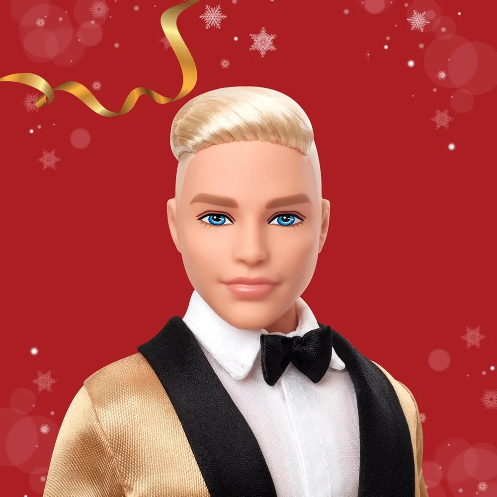MUÑECA BARBIE SIGNATURE 2025 KEN TRAJE DORADO