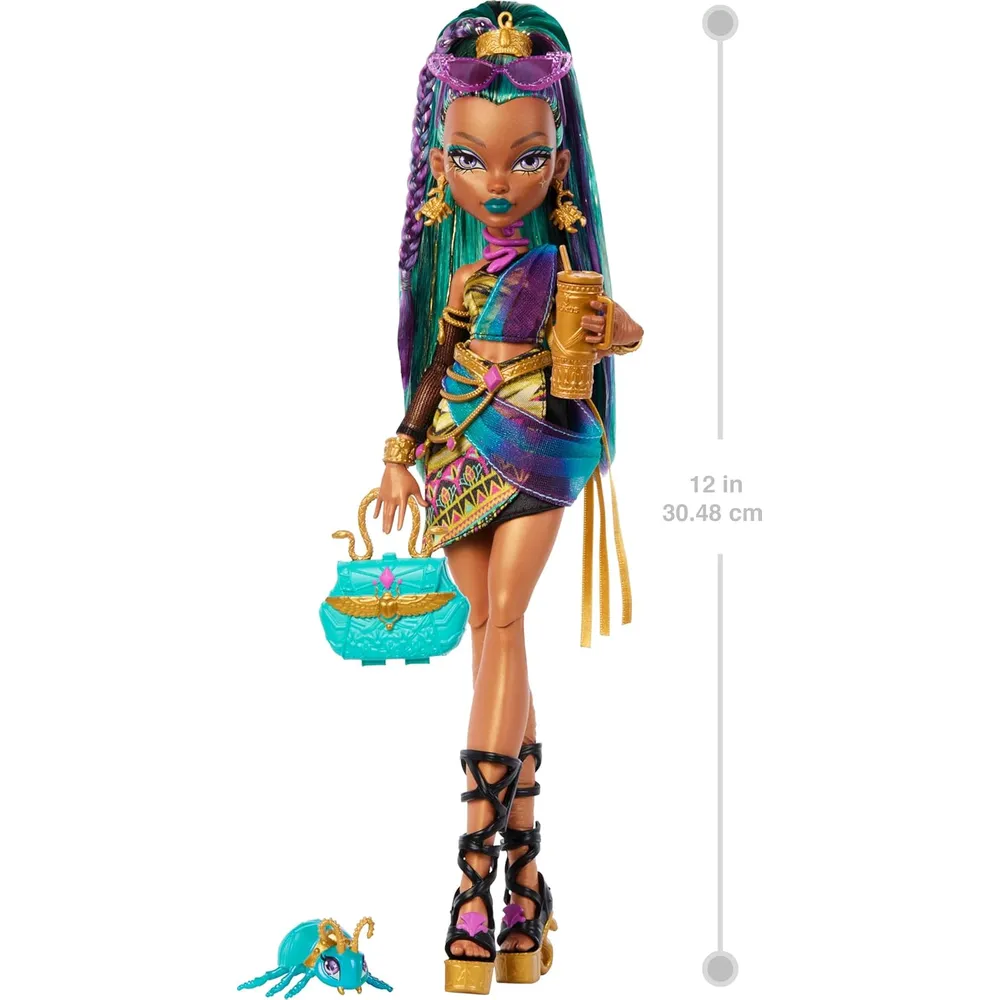 b0dmwf9mx2_1_webp.webp MUÑECA MONSTER HIGH NEFERA NILE VESTIDO CON 7 ACCESORIOS