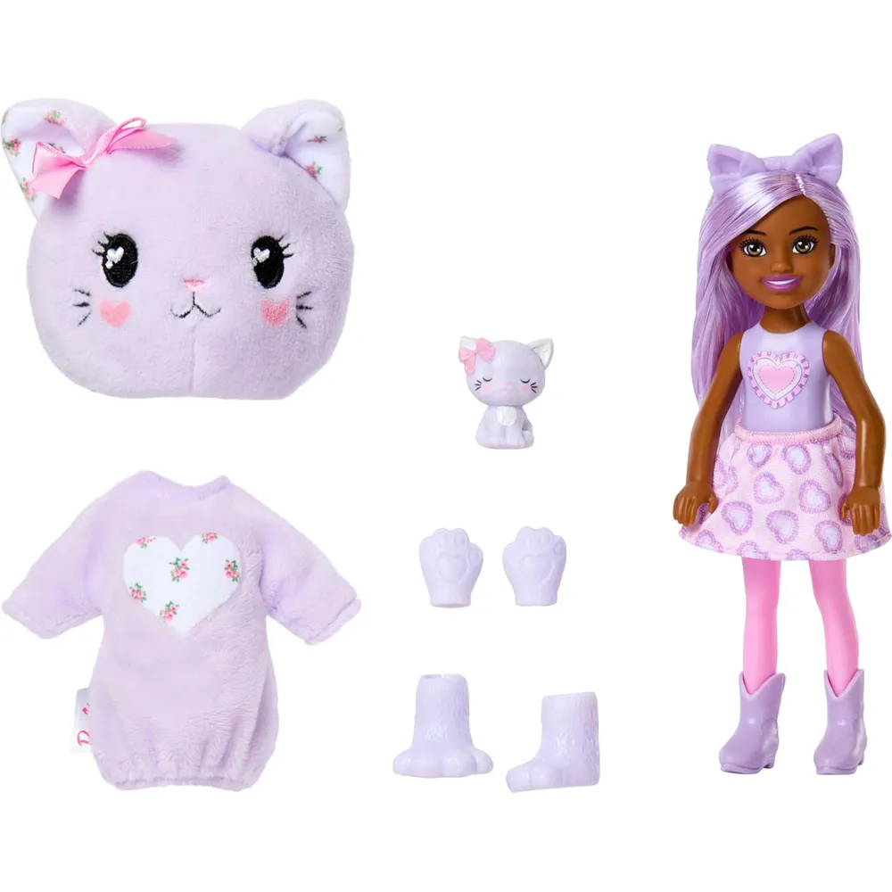 BARBIE CHELSEA CUTIE REVEAL CUDDLY MUÑECA CON SORPRESAS