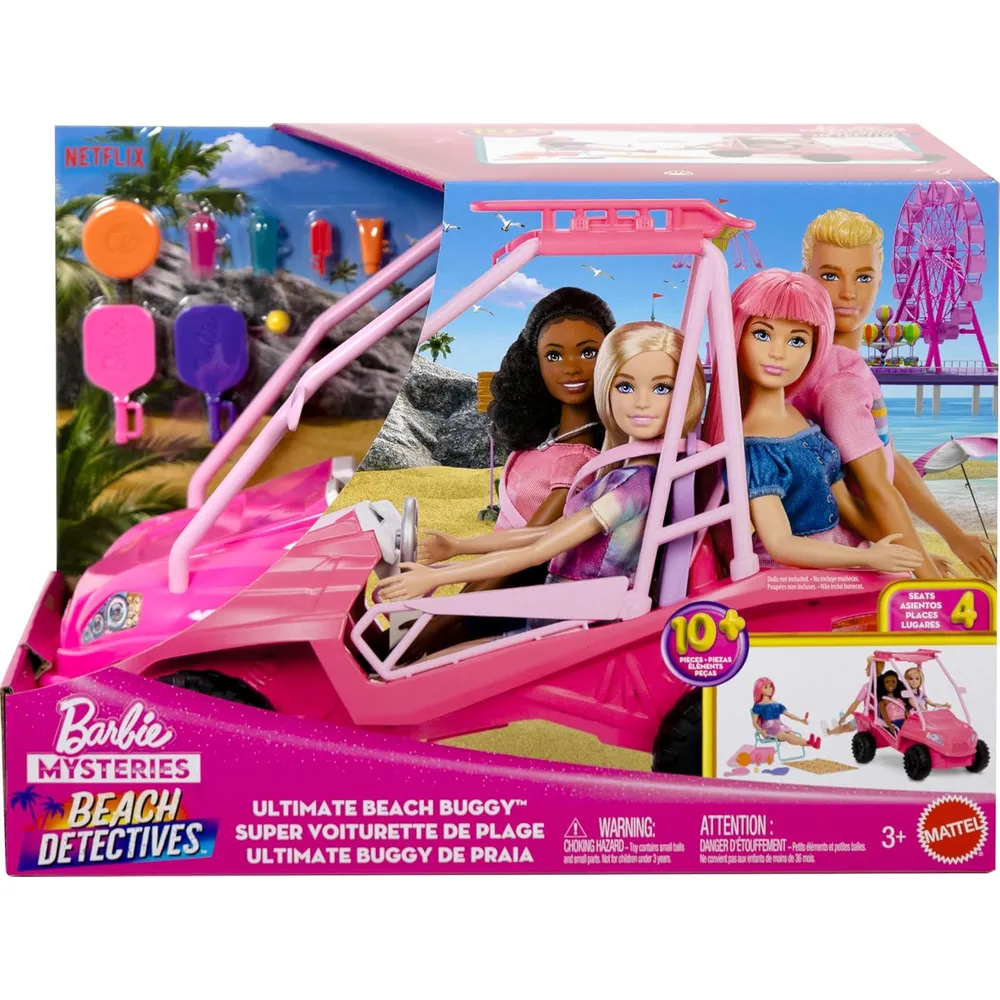 BARBIE MYSTERIES DETECTIVE PLAYA SET CON  ACCESORIOS