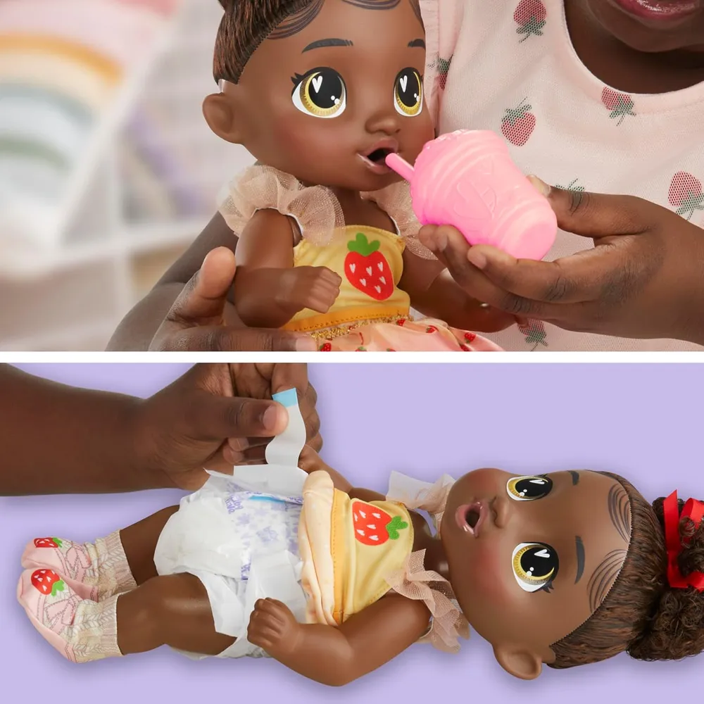Baby Alive Fairy Fashions Berry Boo ropa y accesorios cabello negro