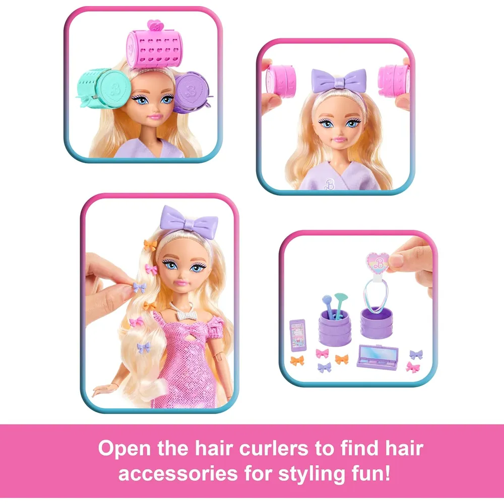 BARBIE DREAM READY MALIBU MUÑECA CON ACCESORIOS CABELLO