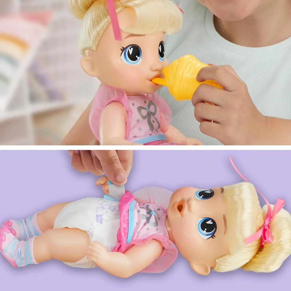 Baby Alive Fairy Fashions Harper Hugs ropa cabello rubio