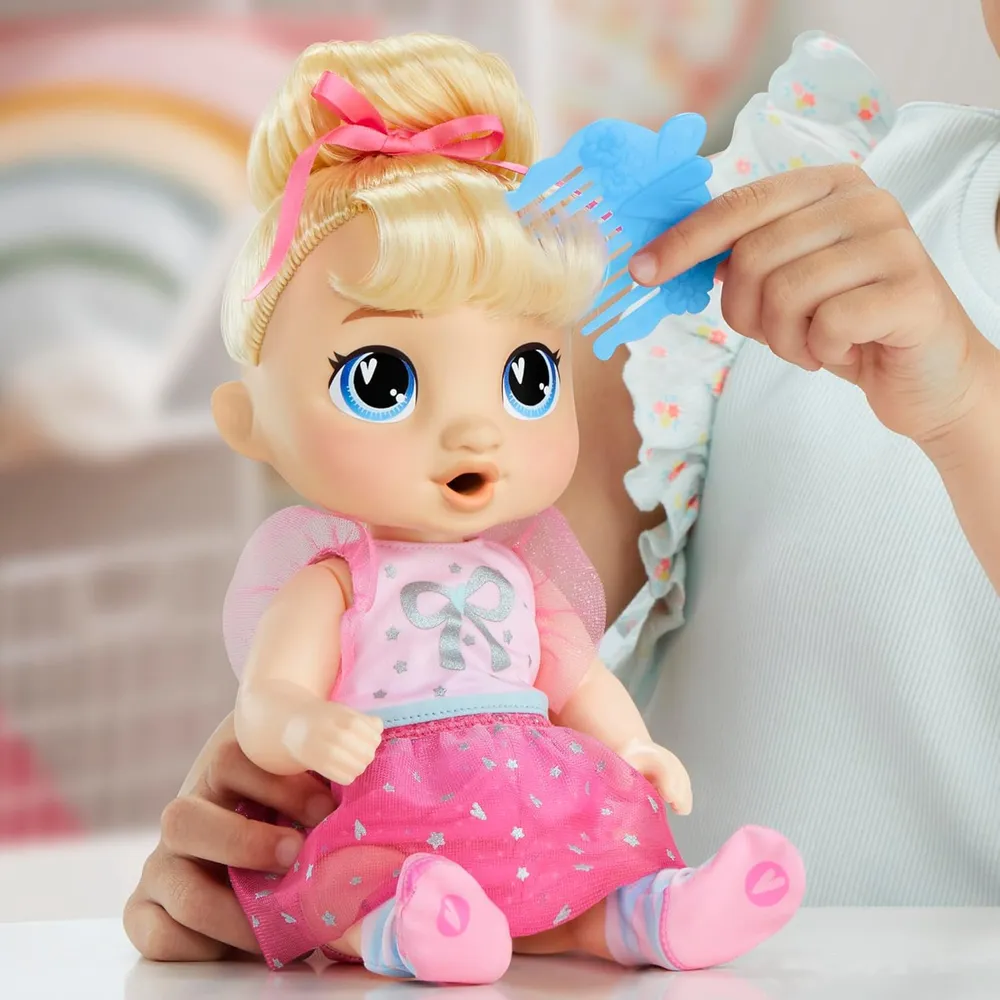 Baby Alive Fairy Fashions Harper Hugs ropa cabello rubio