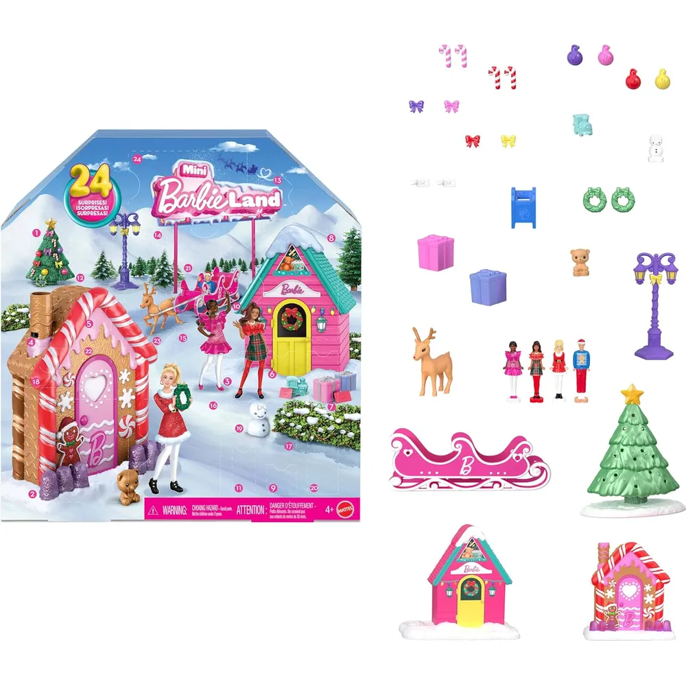 CALENDARIO DE ADVIENTO BARBIE MINI LAND 24 SORPRESAS