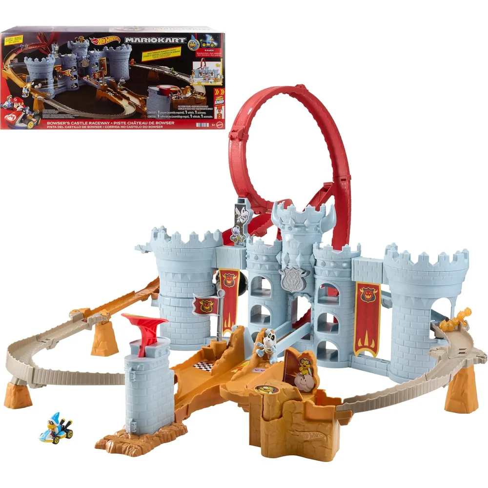 HOT WHEELS PISTA COMPLETA MARIO KART CASTLE