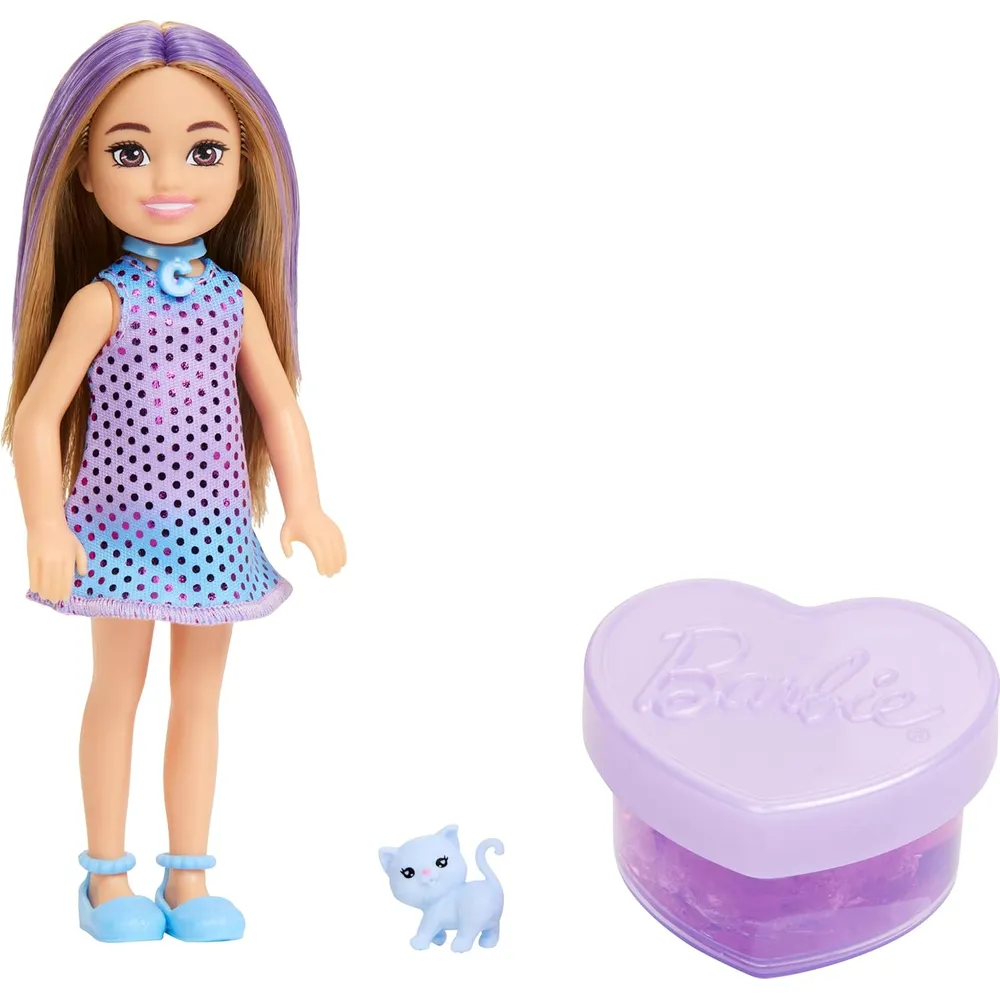 BARBIE CHELSEA PARTY GLAM MUÑECA CON SORPRESAS