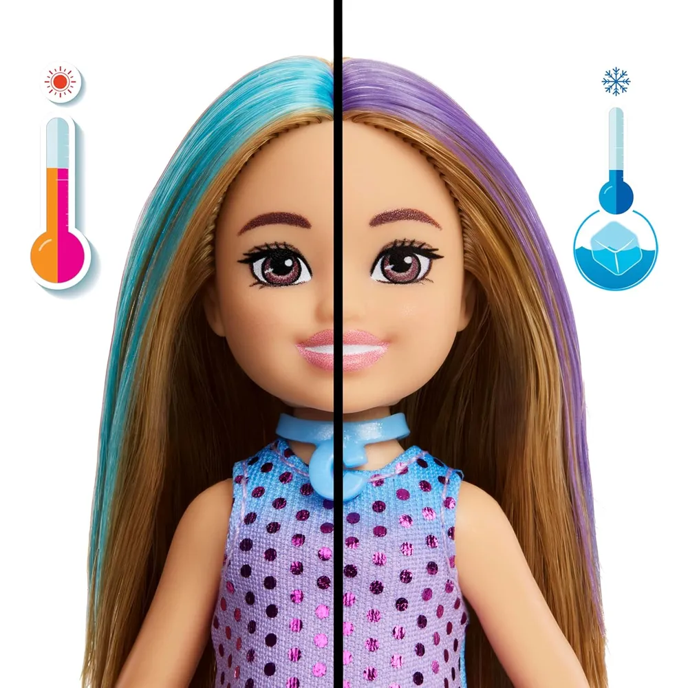 BARBIE CHELSEA PARTY GLAM MUÑECA CON SORPRESAS