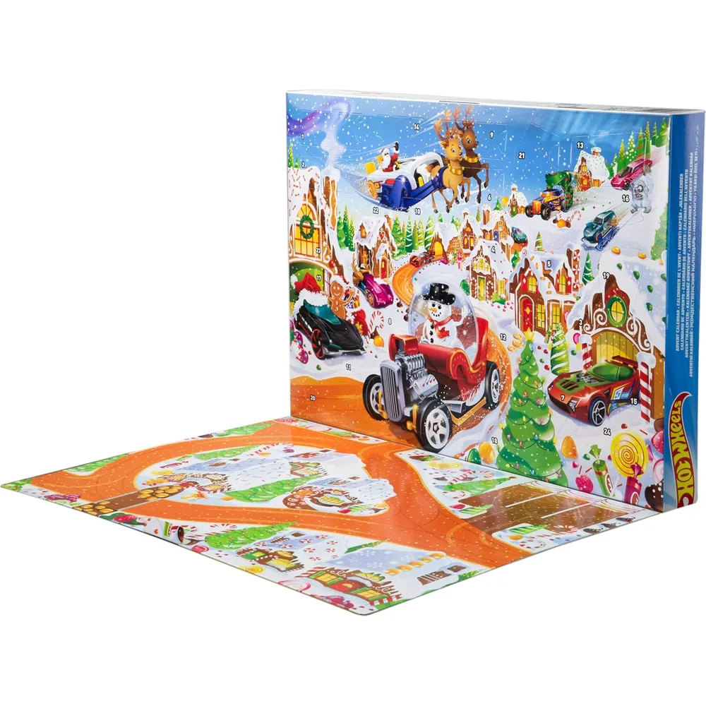 HOT WHEELS PISTA HOT WHEELS 2025 ADVENT CALENDAR SET 10 PZS