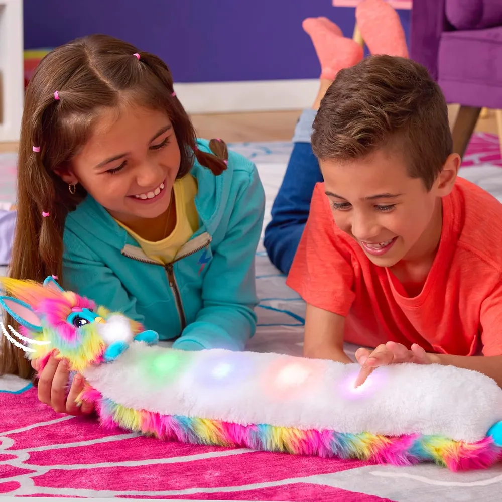 Furby DJ Peluche Electrónico con Música y Luces | Arcoíris