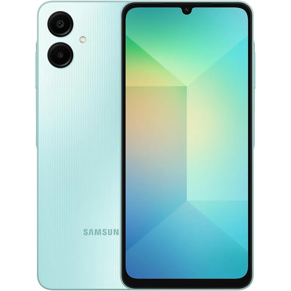 CELULAR SAMSUNG GALAXY A06 4G LTE SM-A065M/DS 4GB RAM 64GB DUAL SIM 6.7" CÁMARA DUAL | VERDE CLARO