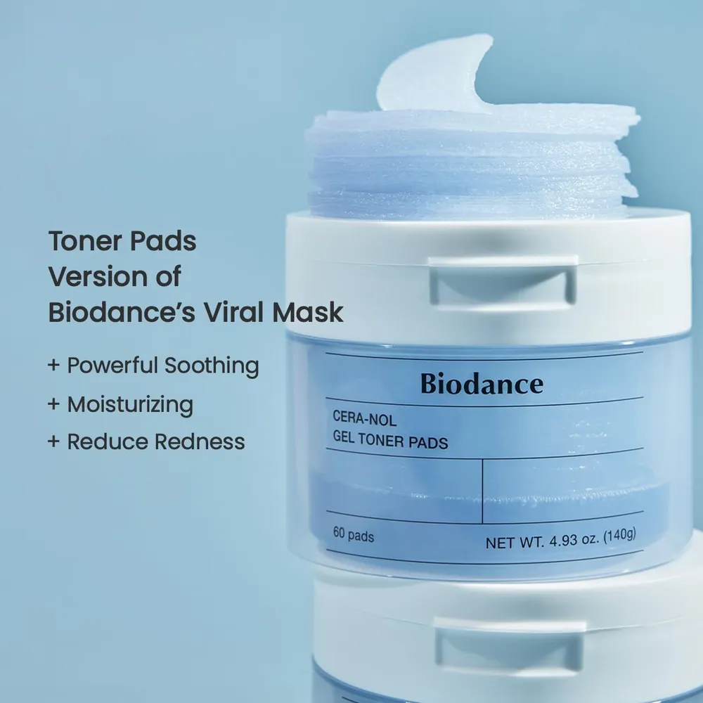 SET BIODANCE CERA-NOL MASCARILLA & ALMOHADILLAS TÓNICAS