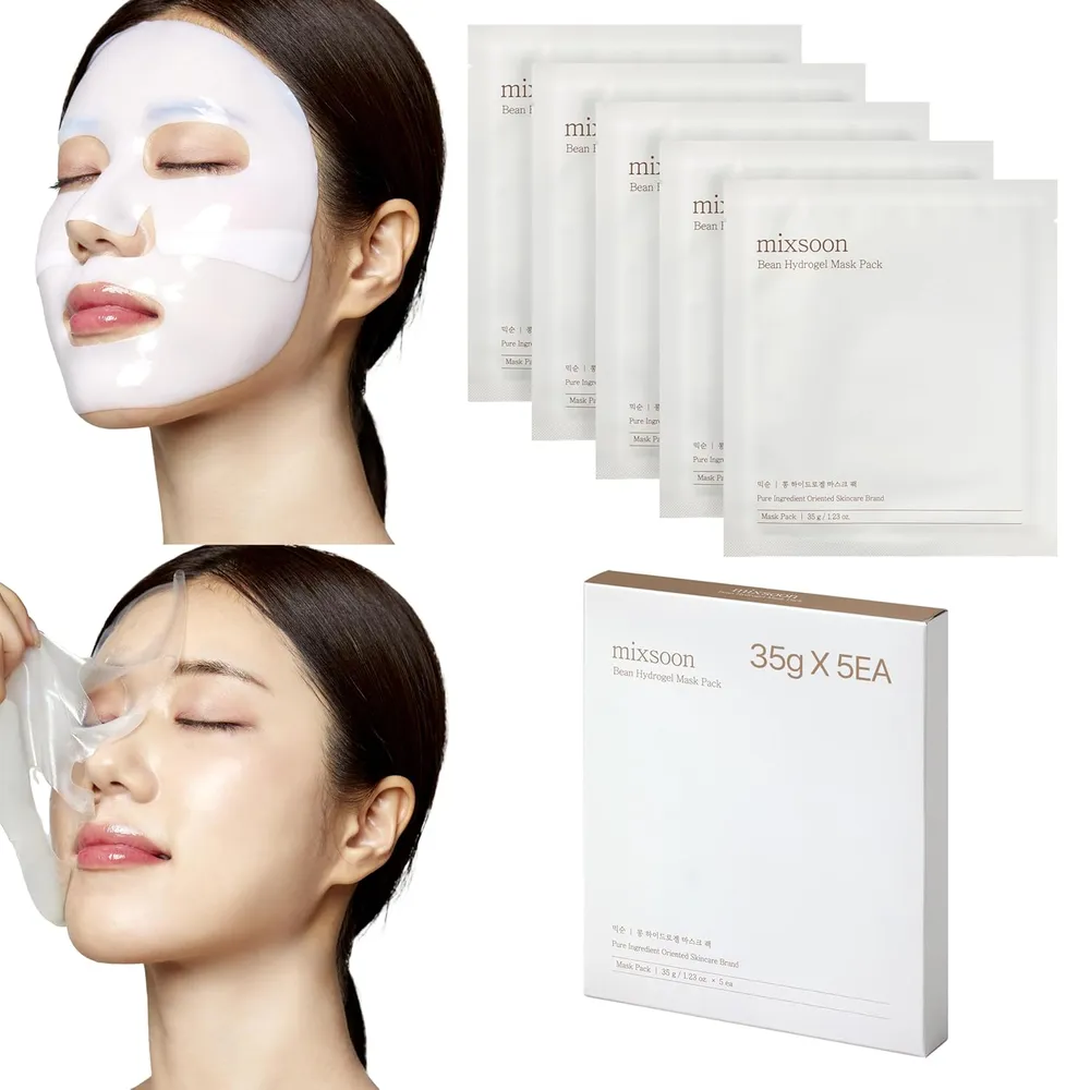 MIXSOON MASCARILLA FACIAL COLAGENO HIDROGEL 5 UNIDADES