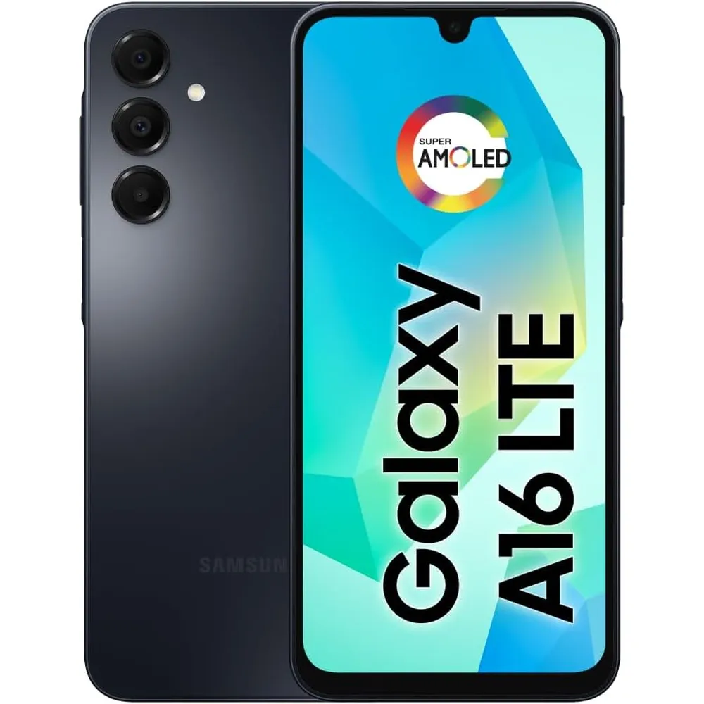 CELULAR SAMSUNG GALAXY A16 4G DUAL SIM 128GB 6.7" 90HZ AMOLED 50MP | NEGRO