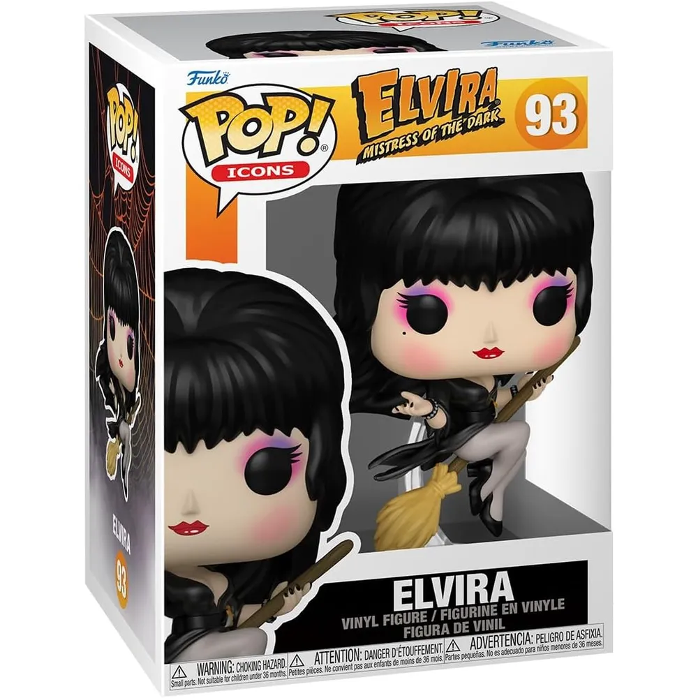 Funko Pop | Elvira con Escoba de Mistress of the Dark