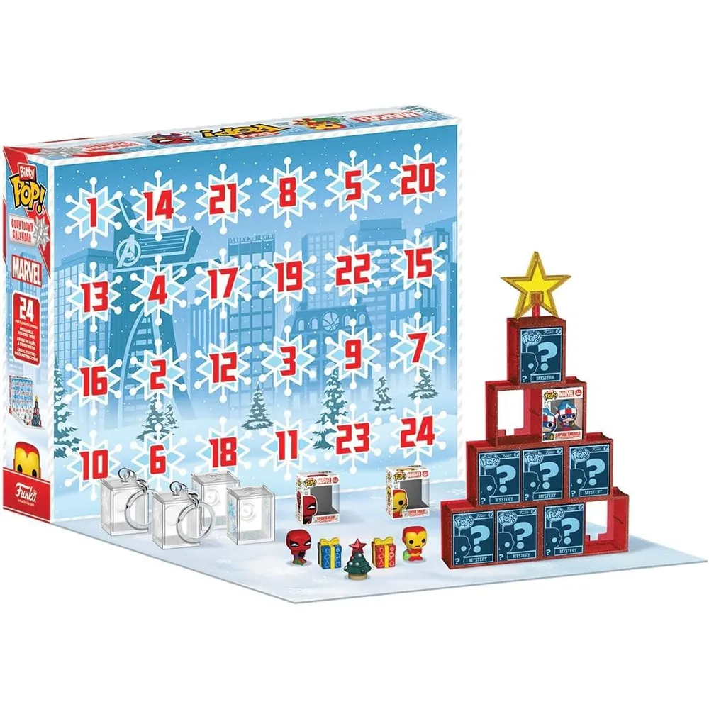 Funko Pop | Calendario de cuenta regresiva de Marvel Comics (24 días)