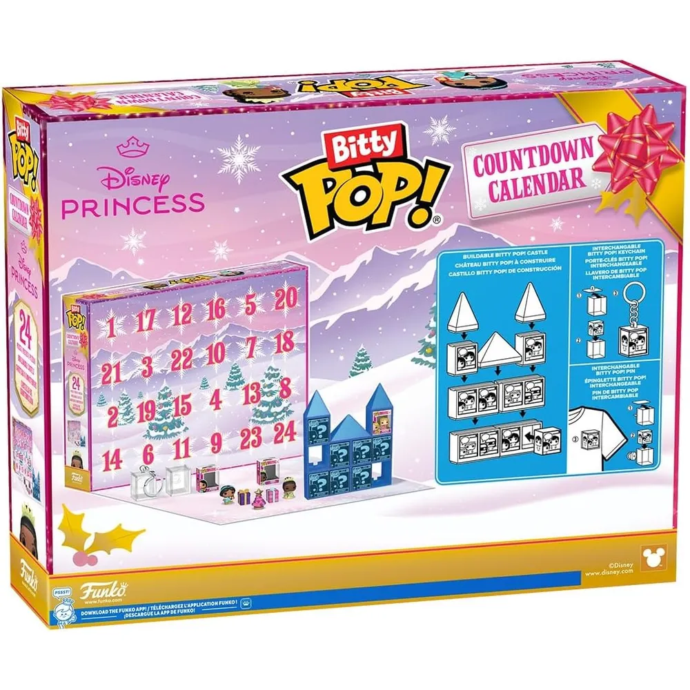 Funko Pop | Calendario de cuenta regresiva Bitty de Disney Princess