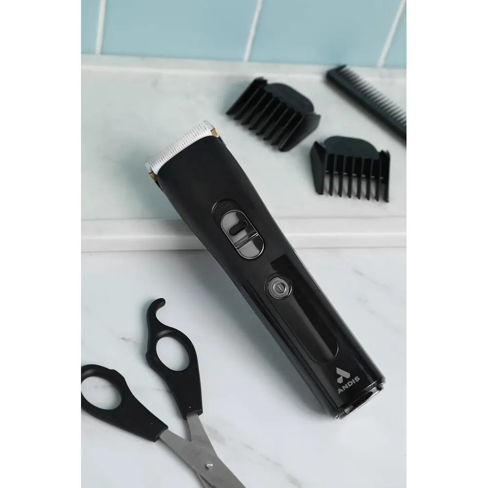 CORTADORA DE CABELLO ANDIS ENVISION 560547 INALÁMBRICA KIT 21 PZS | NEGRO