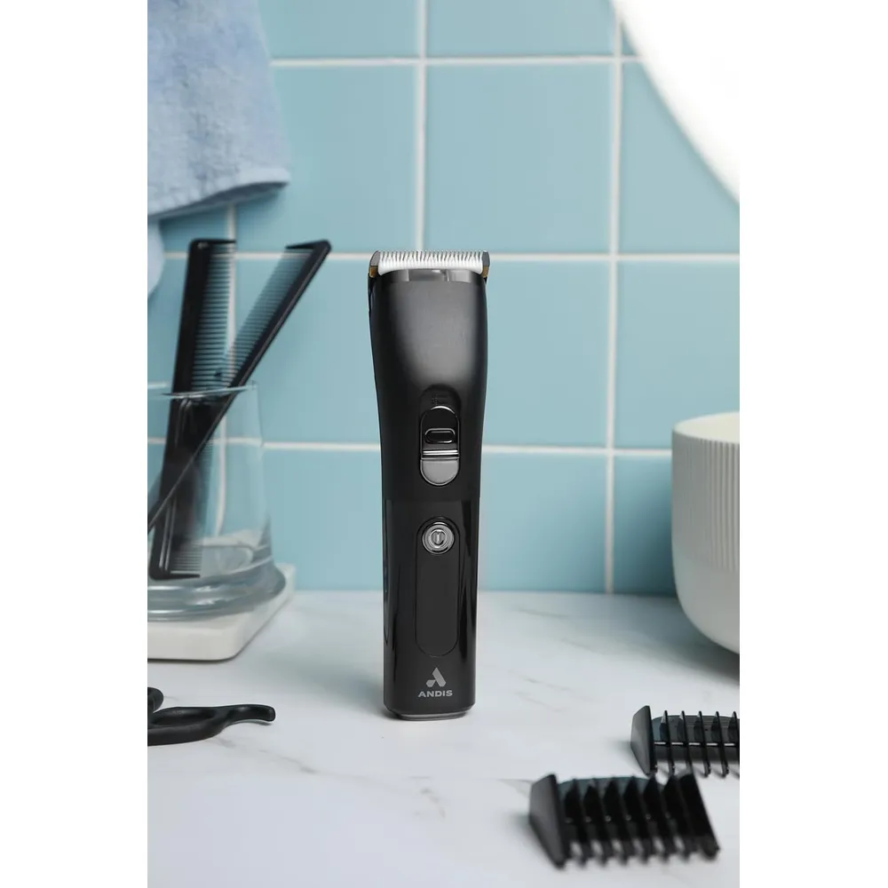 CORTADORA DE CABELLO ANDIS ENVISION 560547 INALÁMBRICA KIT 21 PZS | NEGRO