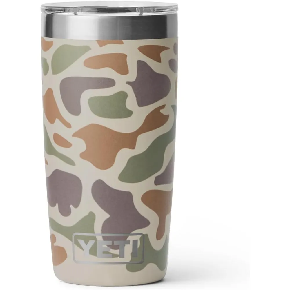 YETI Rambler Vaso de 10 oz de acero inoxidable y tapa MagSlider color camuflaje
